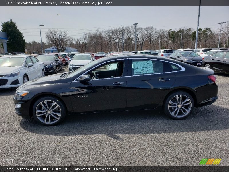 Mosaic Black Metallic / Jet Black 2019 Chevrolet Malibu Premier