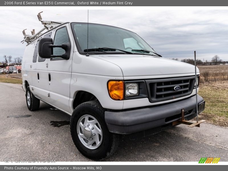Oxford White / Medium Flint Grey 2006 Ford E Series Van E350 Commercial