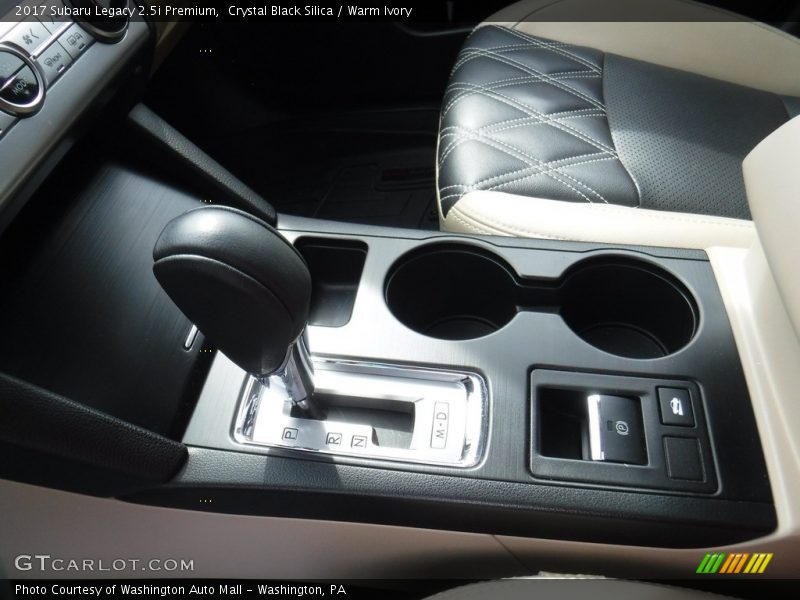 Crystal Black Silica / Warm Ivory 2017 Subaru Legacy 2.5i Premium