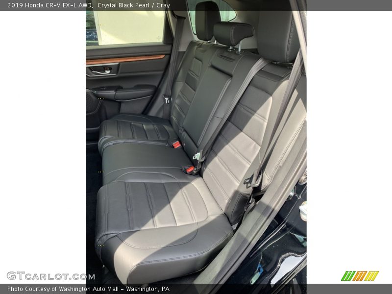 Crystal Black Pearl / Gray 2019 Honda CR-V EX-L AWD