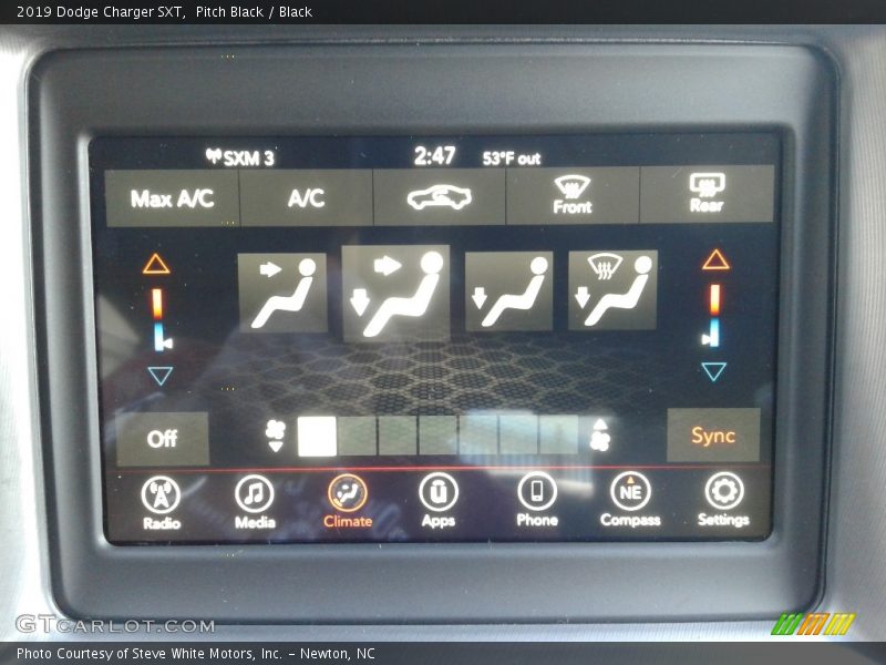 Pitch Black / Black 2019 Dodge Charger SXT