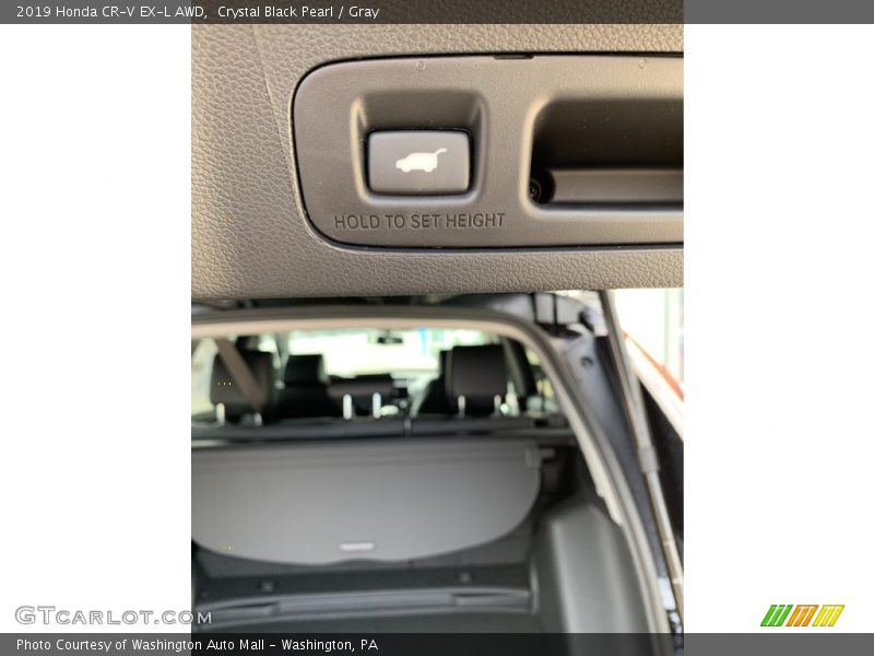 Crystal Black Pearl / Gray 2019 Honda CR-V EX-L AWD