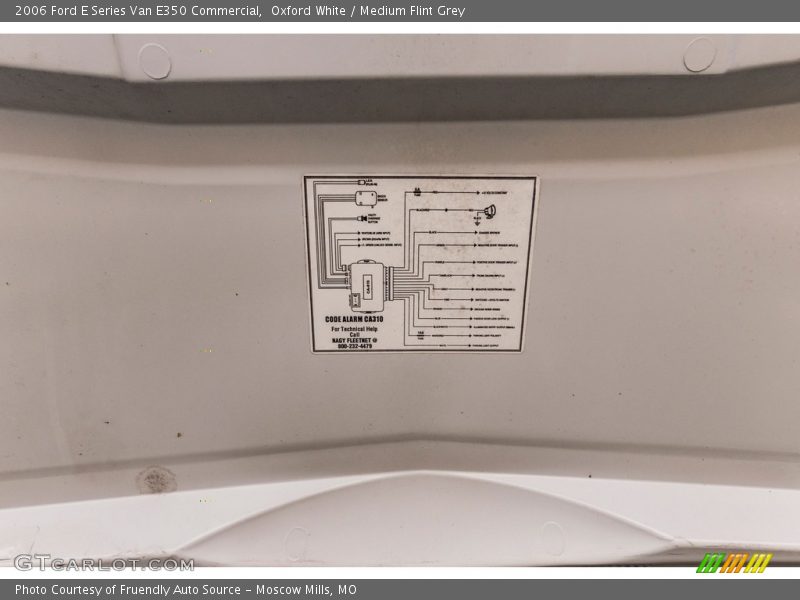 Oxford White / Medium Flint Grey 2006 Ford E Series Van E350 Commercial