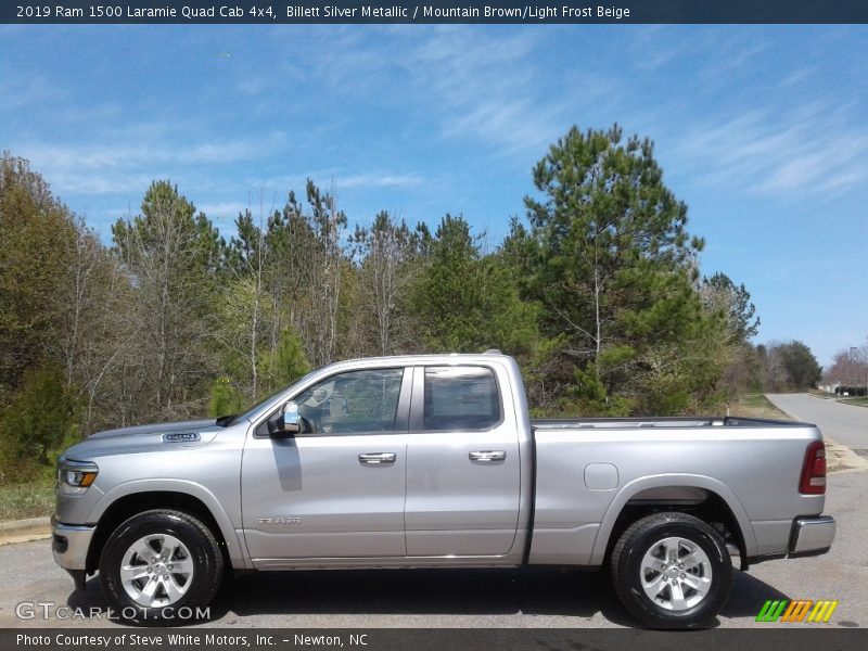  2019 1500 Laramie Quad Cab 4x4 Billett Silver Metallic