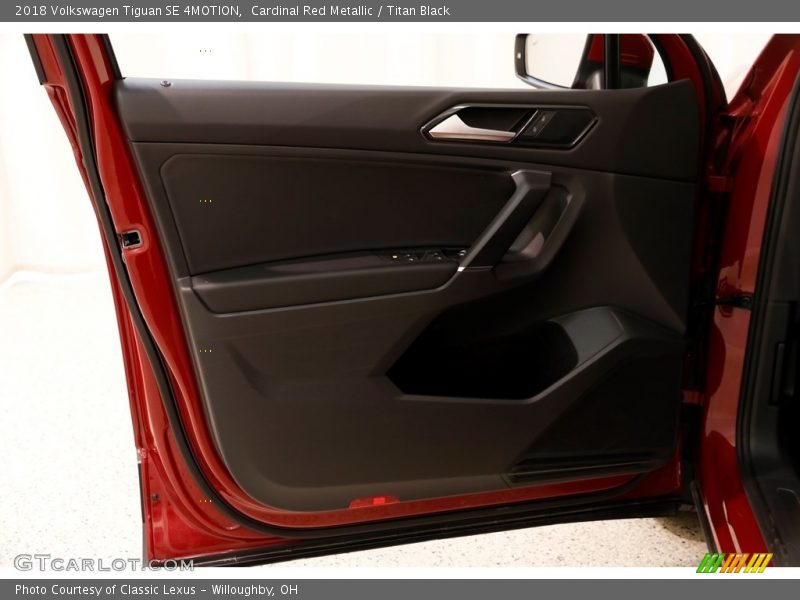 Cardinal Red Metallic / Titan Black 2018 Volkswagen Tiguan SE 4MOTION