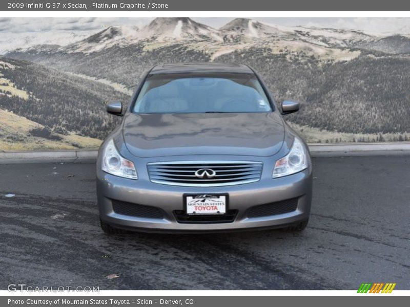 Platinum Graphite / Stone 2009 Infiniti G 37 x Sedan