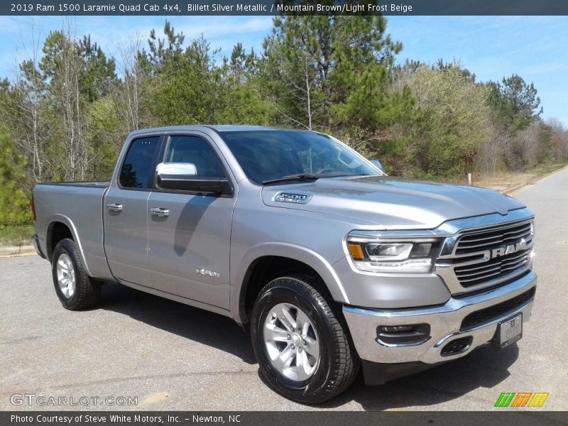  2019 1500 Laramie Quad Cab 4x4 Billett Silver Metallic