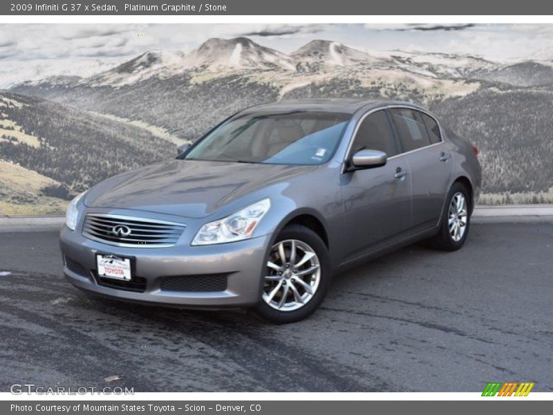 Platinum Graphite / Stone 2009 Infiniti G 37 x Sedan