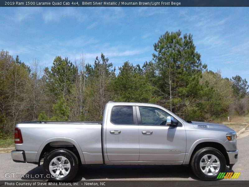  2019 1500 Laramie Quad Cab 4x4 Billett Silver Metallic