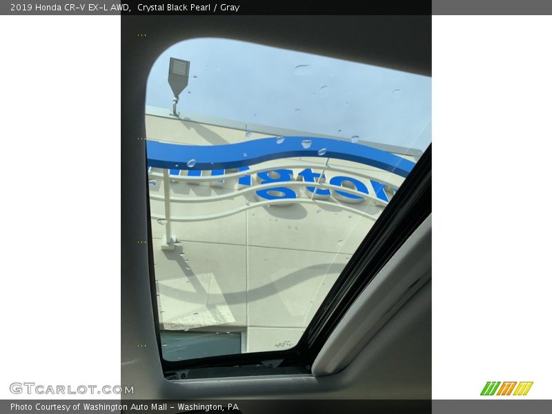 Crystal Black Pearl / Gray 2019 Honda CR-V EX-L AWD