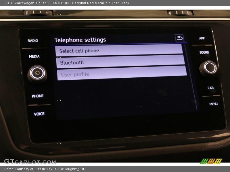 Cardinal Red Metallic / Titan Black 2018 Volkswagen Tiguan SE 4MOTION