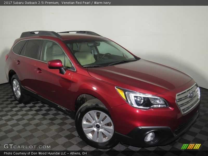 Venetian Red Pearl / Warm Ivory 2017 Subaru Outback 2.5i Premium