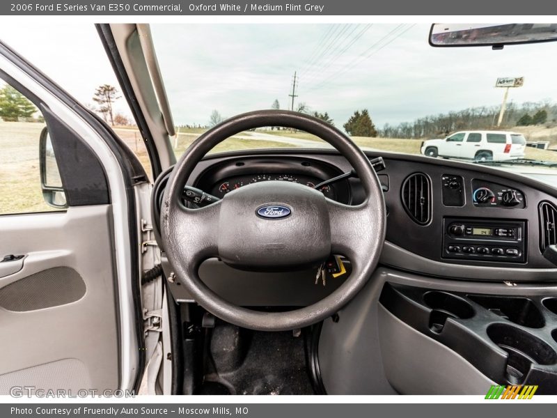 Oxford White / Medium Flint Grey 2006 Ford E Series Van E350 Commercial
