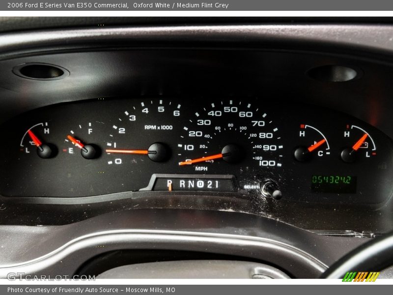 Oxford White / Medium Flint Grey 2006 Ford E Series Van E350 Commercial