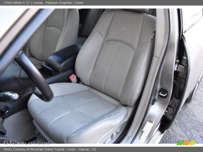 Platinum Graphite / Stone 2009 Infiniti G 37 x Sedan