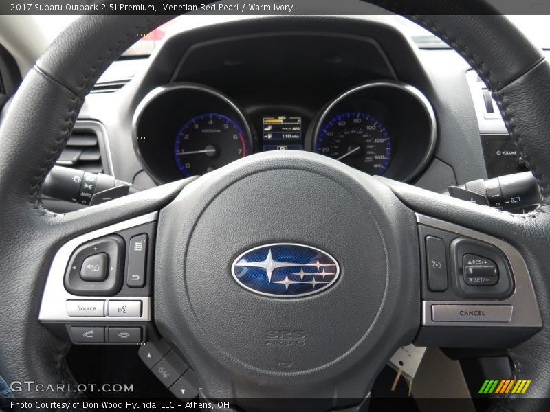 Venetian Red Pearl / Warm Ivory 2017 Subaru Outback 2.5i Premium