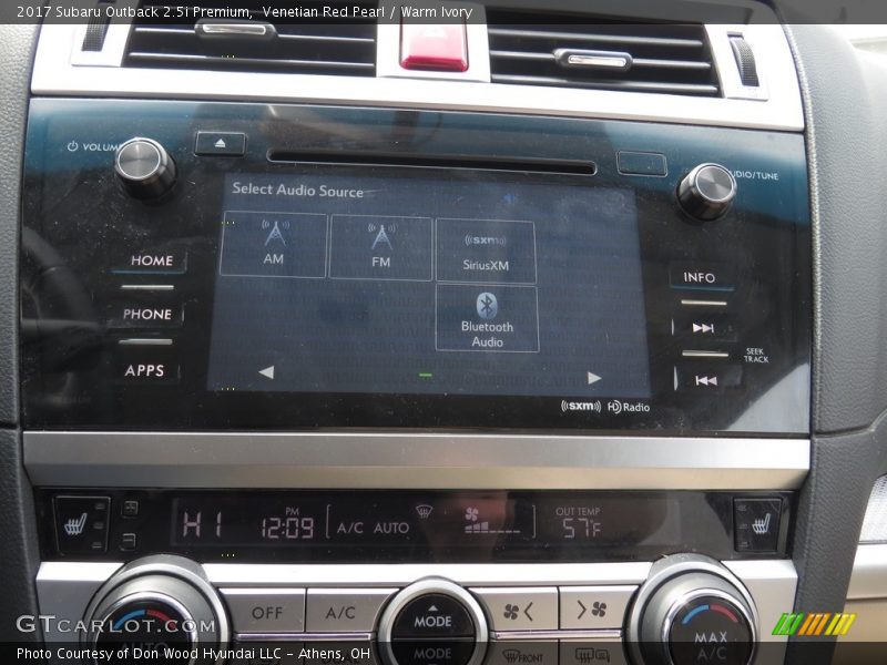 Venetian Red Pearl / Warm Ivory 2017 Subaru Outback 2.5i Premium