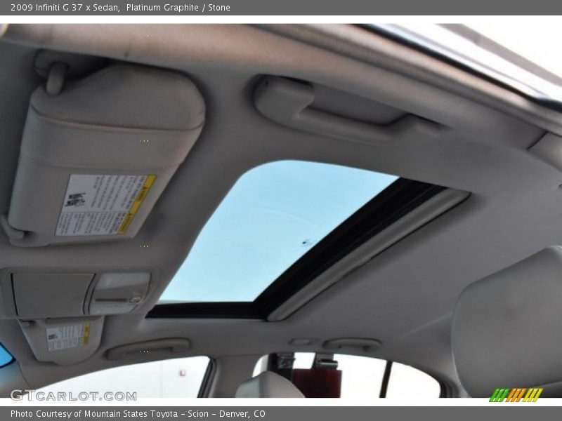 Platinum Graphite / Stone 2009 Infiniti G 37 x Sedan