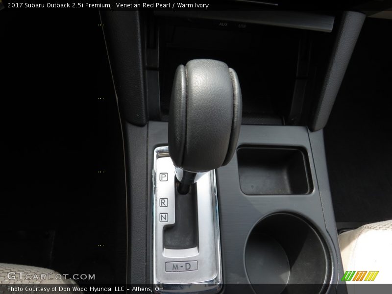 Venetian Red Pearl / Warm Ivory 2017 Subaru Outback 2.5i Premium
