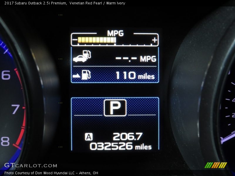 Venetian Red Pearl / Warm Ivory 2017 Subaru Outback 2.5i Premium