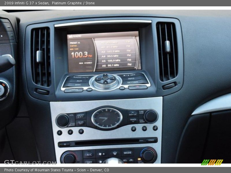Platinum Graphite / Stone 2009 Infiniti G 37 x Sedan