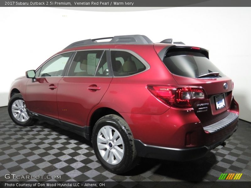 Venetian Red Pearl / Warm Ivory 2017 Subaru Outback 2.5i Premium