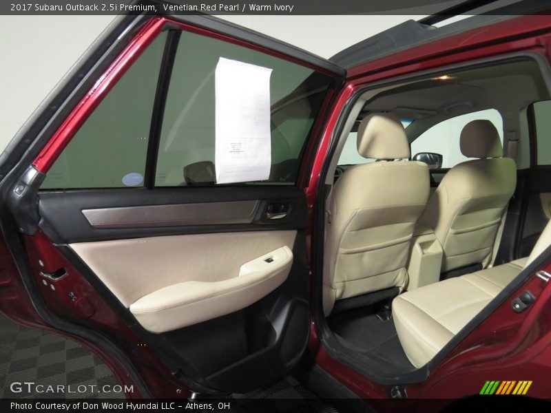 Venetian Red Pearl / Warm Ivory 2017 Subaru Outback 2.5i Premium