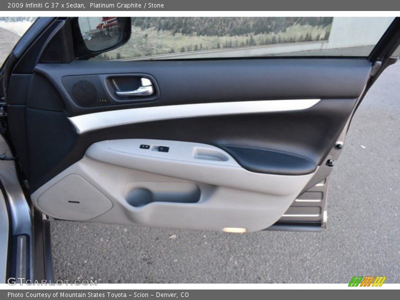 Platinum Graphite / Stone 2009 Infiniti G 37 x Sedan