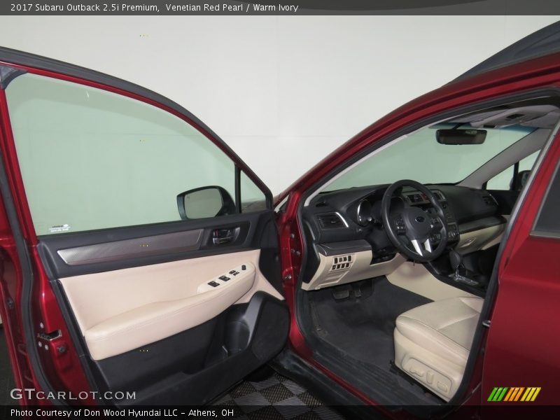 Venetian Red Pearl / Warm Ivory 2017 Subaru Outback 2.5i Premium