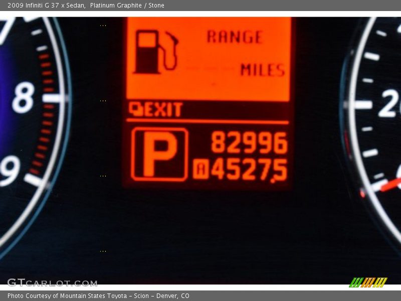 Platinum Graphite / Stone 2009 Infiniti G 37 x Sedan