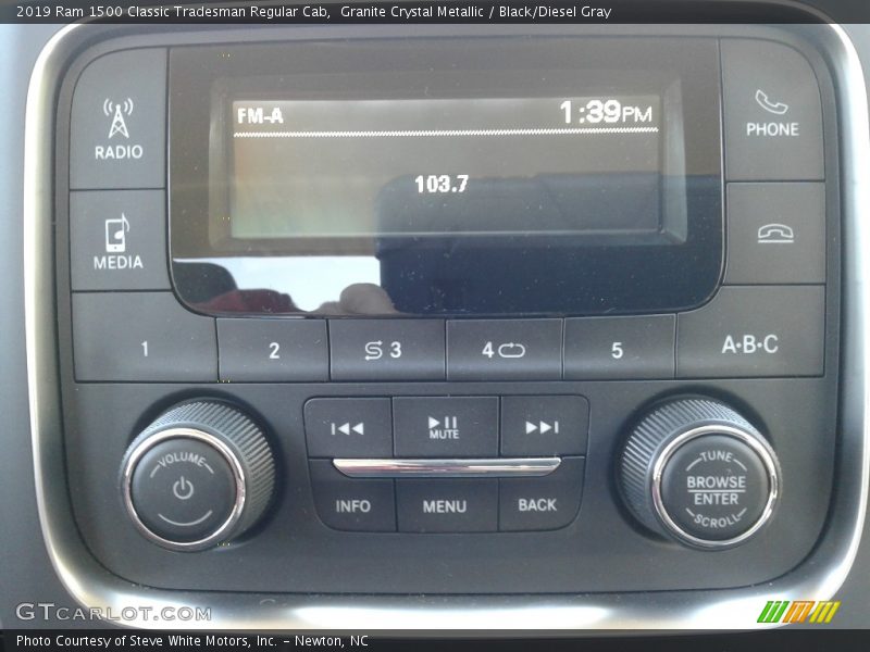 Granite Crystal Metallic / Black/Diesel Gray 2019 Ram 1500 Classic Tradesman Regular Cab