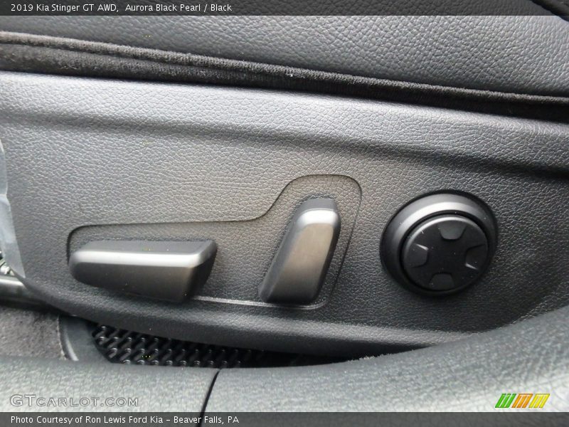 Aurora Black Pearl / Black 2019 Kia Stinger GT AWD