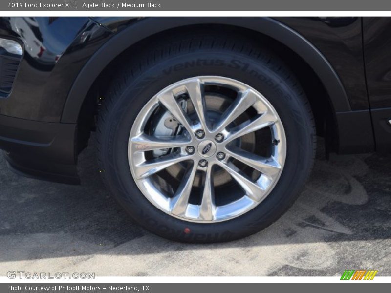 Agate Black / Medium Black 2019 Ford Explorer XLT