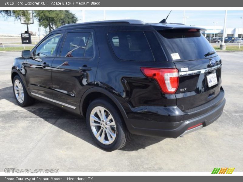 Agate Black / Medium Black 2019 Ford Explorer XLT