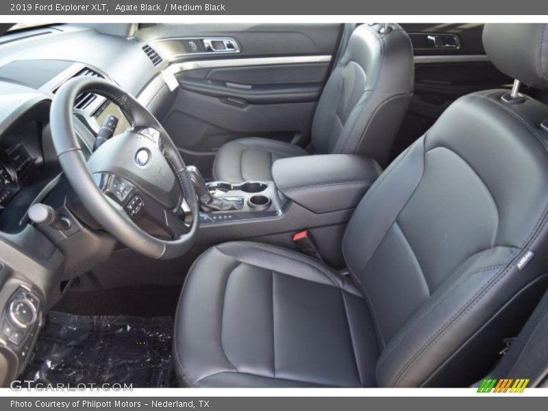Agate Black / Medium Black 2019 Ford Explorer XLT