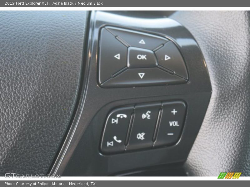 Agate Black / Medium Black 2019 Ford Explorer XLT