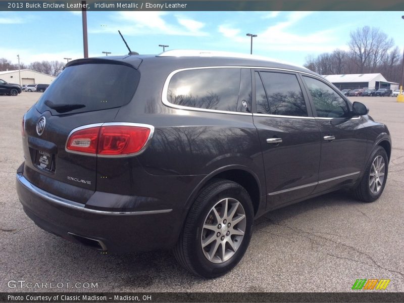 Iridium Metallic / Ebony Leather 2013 Buick Enclave Leather