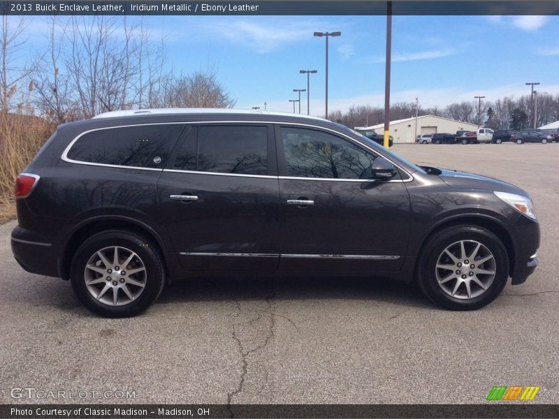 Iridium Metallic / Ebony Leather 2013 Buick Enclave Leather
