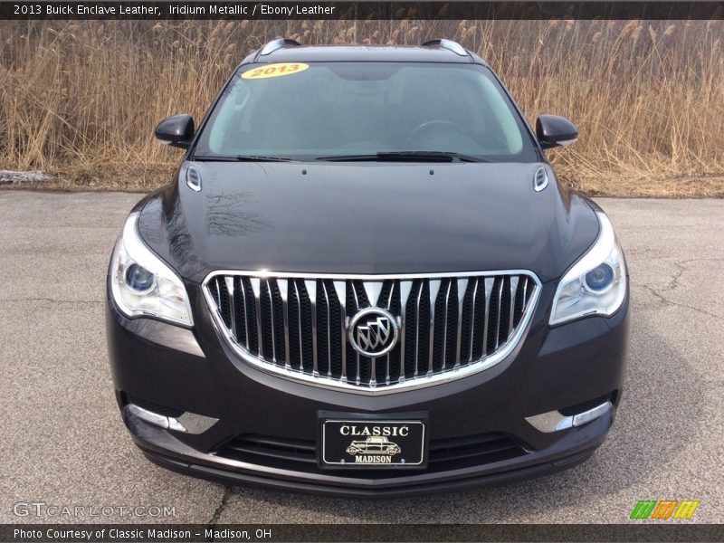 Iridium Metallic / Ebony Leather 2013 Buick Enclave Leather