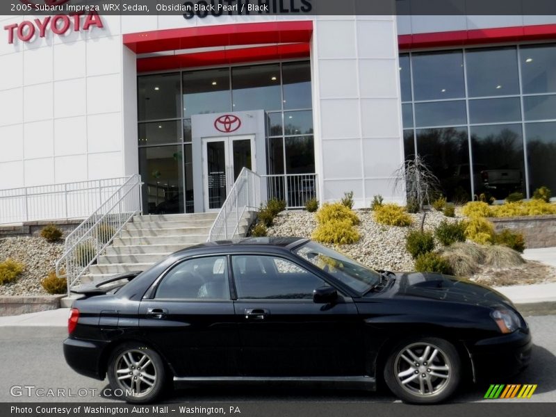 Obsidian Black Pearl / Black 2005 Subaru Impreza WRX Sedan