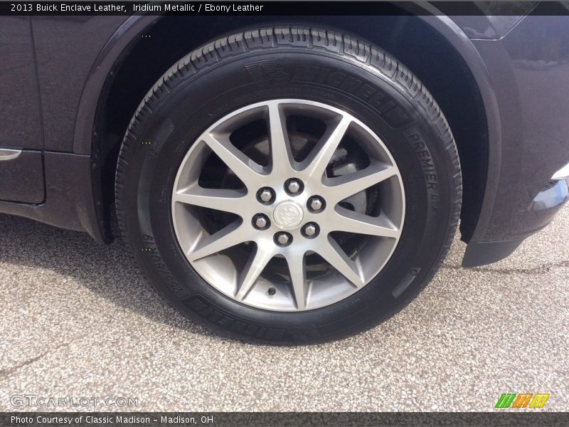Iridium Metallic / Ebony Leather 2013 Buick Enclave Leather
