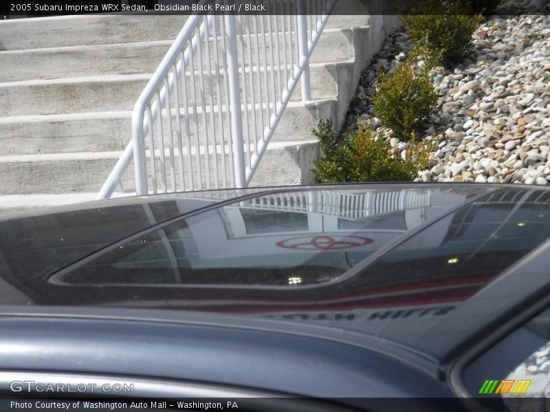 Obsidian Black Pearl / Black 2005 Subaru Impreza WRX Sedan