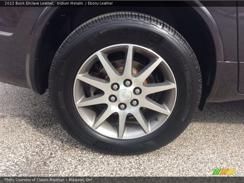 Iridium Metallic / Ebony Leather 2013 Buick Enclave Leather