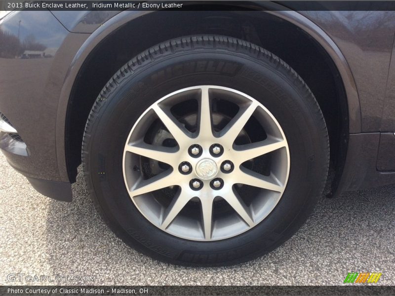 Iridium Metallic / Ebony Leather 2013 Buick Enclave Leather