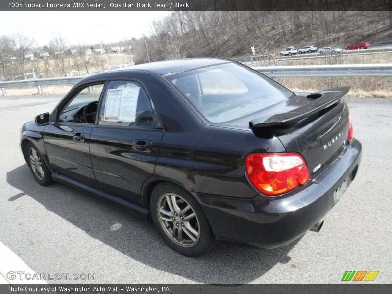 Obsidian Black Pearl / Black 2005 Subaru Impreza WRX Sedan