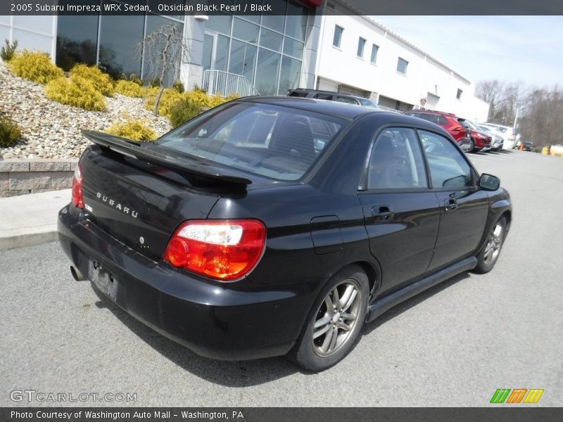 Obsidian Black Pearl / Black 2005 Subaru Impreza WRX Sedan