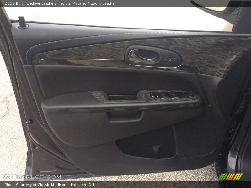 Iridium Metallic / Ebony Leather 2013 Buick Enclave Leather