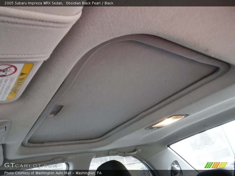Obsidian Black Pearl / Black 2005 Subaru Impreza WRX Sedan