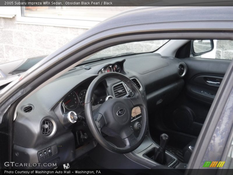 Obsidian Black Pearl / Black 2005 Subaru Impreza WRX Sedan