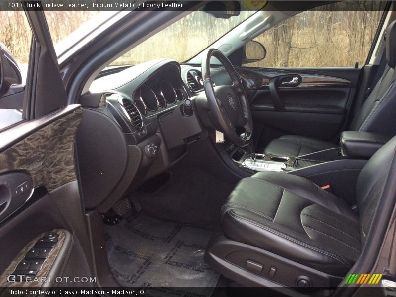 Iridium Metallic / Ebony Leather 2013 Buick Enclave Leather